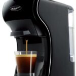 نسپرسو مایرسه کاره مدل 202دارای مخزن قهوه پودری در سه‌رنگ قرمز مشکی سفید