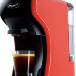 نسپرسو مایرسه کاره مدل 202دارای مخزن قهوه پودری در سه‌رنگ قرمز مشکی سفید